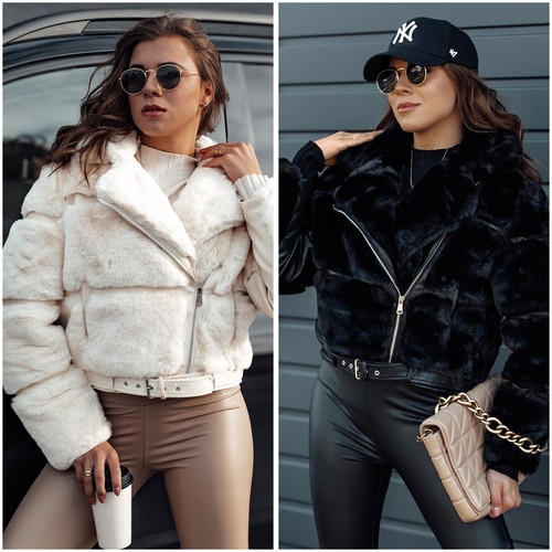 Damen pelzjacke imitat - damen,