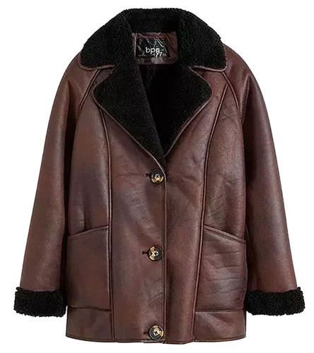 Damen jacke lederimitat - damen,