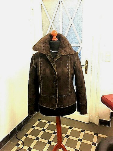 Lammfelljacke imitat - lammfelljacke, ,