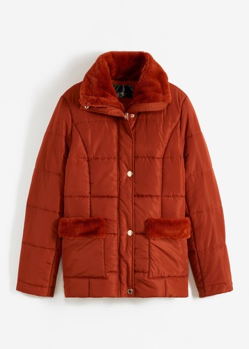 Winterliche steppjacke mit - winterliche,